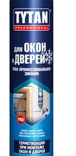 фото Пена монтажная TYTAN PROFESSIONAL д/окон и дверей зимняя 750мл 66664
