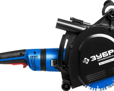 фото Штроборез Зубр ЗШ-П45-2100 ПВТК, 2100 Вт, диск 180 мм, паз 4.3-35/0-45 мм, кейс