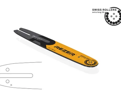 фото Шина пилы бензиновой цепной Stihl MS 180 Rezer 353 L 9 K, длина 35 см, паз 1.3 мм, шаг 3/8", 50 звеньев