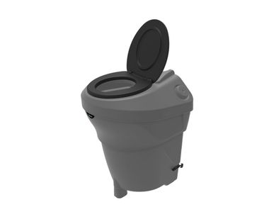 фото Компостный туалет Rostok серый