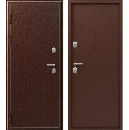 Фото №0 Дверь входная С-100/V01 (Центурион) металл/металл, Антик медь 2050х860мм, ЛЕВАЯ