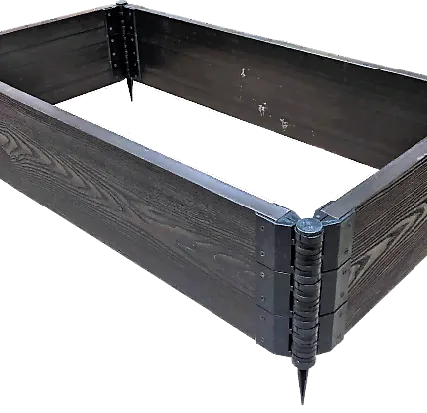 Фото №0 Грядки из ДПК NauticPrime 3D средние 22,5 см 2х1 метр