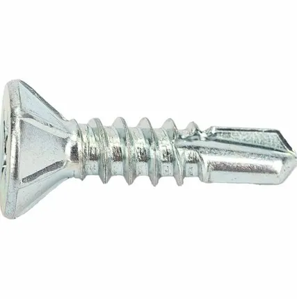 Фото №0 Саморез для монт.окон с буром 3,9*19 (хром 200шт) Стройбат