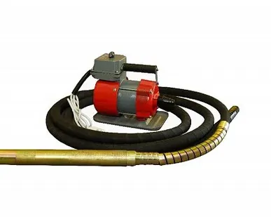 фото Глубинный вибратор для бетона TeaM ЭП-2200, вал 6 м., наконечник 51 мм. (комплект)