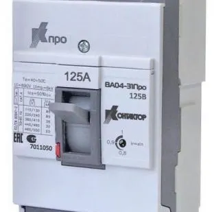 фото Выключатель автоматический ВА04-31 Про 3p 80А Icu-10kA к Контактор