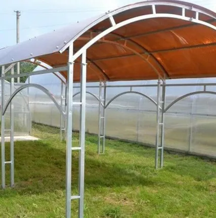 Фото №0 Навесы из поликарбоната