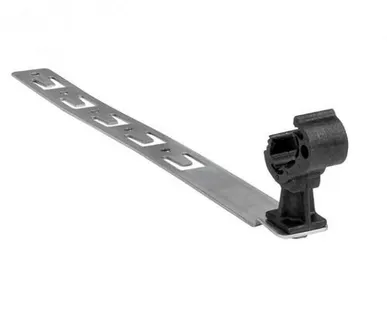 фото Держатель кровельный прута на пластине под черепицу L-415мм (РФ)