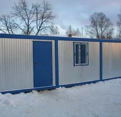 Фото №0 Блок-контейнер "Люкс". Утепл., 1 окно - ПВх, мет. дверь, МДФ-панели. 2,4х3м