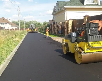 фото Асфальтирование в Новосибирске и асфальтная крошка