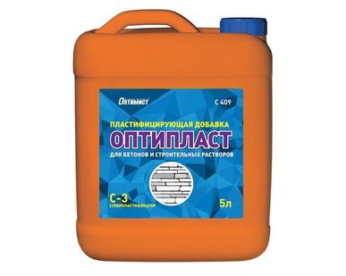 фото Добавка для бетона и строительных растворов C409 ОПТИПЛАСТ(Оптимист) / 10л