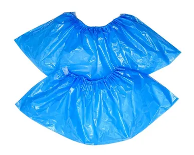 фото Бахилы полиэтиленовые особопрочные, голубые