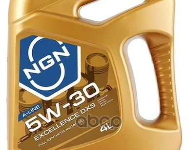 фото NGN 5W-30 Excellence Dxs A-Line Sn/Cf 4Л (Синт. Мотор. Масло)