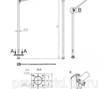 фото Светофорные стойки СС-8,0-7,0