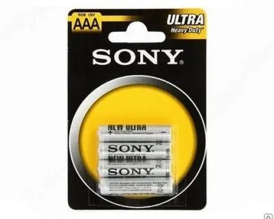 фото Батарейка R03 SONY New Ultra BL- 4