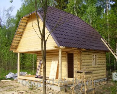 фото Русская Баня. Размер: 5х4 + монтаж + кровля