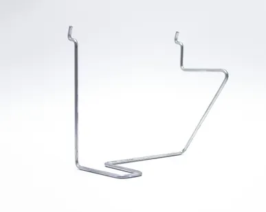 фото Полка для обуви под каблук, левая, L=150мм, Н=130мм на перфорацию, цинк