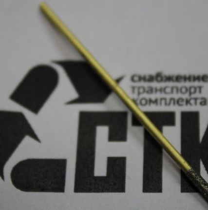Фото №0 Сверло алмазное трубчатое 2,0мм/раб.2,4мм латунное