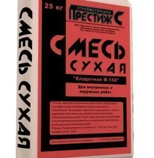 фото Смесь сухая кладочная М-150 (25кг)