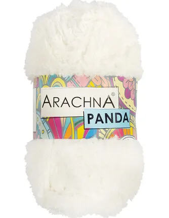 Фото №0 Пряжа ARACHNA "PANDA" 100% микрополиэстер 100 г 75 м №73 молочный