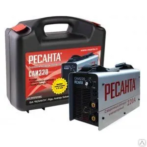 фото Инверторный сварочный аппарат в кейсе ресанта саи 220