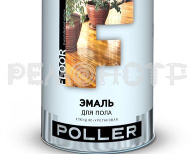 фото Эмаль для пола POLLER алкидно-уретановая