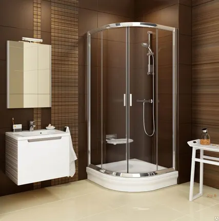 Фото №0 Душевой уголок Ravak Blix BLCP4-80 белый Transparent 3B240100Z1 Ravak