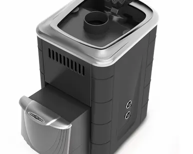 фото Банная печь ТМФ Гейзер Мини 2016 Carbon ДН ЗК ТО антрацит