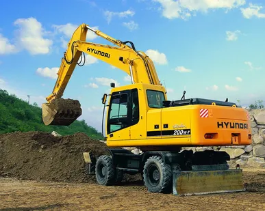 фото Аренда экскаватора колесного