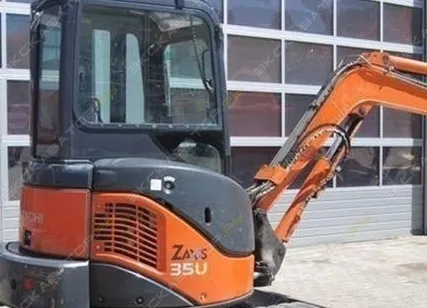 Фото №0 Аренда мини-экскаватора Hitachi ZX35U-3, Москва