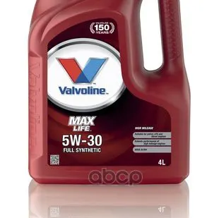 фото Valvoline Масло моторное синтетическое 5W30 4л VALVOLINE - 872370