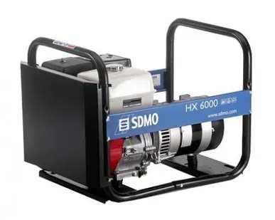 фото Бензиновый генератор SDMO Intens HX 6000-S