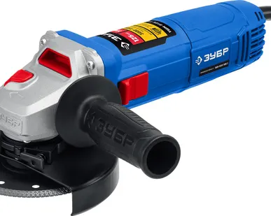 фото УШМ с регулировкой оборотов Зубр УШМ-П125-1100 Э, 125 мм, 1.1 Вт, 3000-11000 об/мин