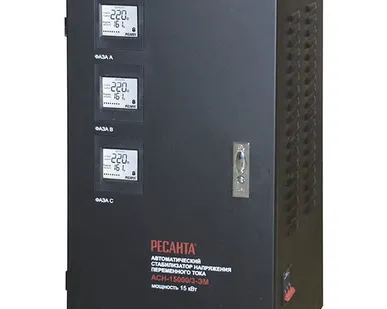 фото Стабилизатор напряжения РЕСАНТА ACH-15000/3-ЭМ