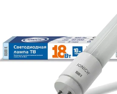 фото Лампа светодиодная ILED-SMD2835 T8 1200-18-2100-220-6.5-G13 IONICH 1512