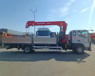 фото Бортовой JAC N120 с Крано-Манипуляторной Установкой Sunhunk S1254