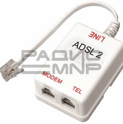 Фото №0 ADSL сплиттер (с проводом) &quot;Rexant&quot;