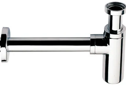 Фото №0 Сифон АНИ хромированный цилиндрический11/4 х 32 с прямой трубой 32 х 32  BRВ3004