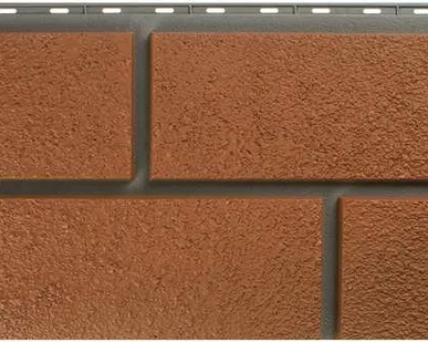 фото Фасадная панель Камень Неаполитанский (терракотовый)