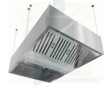 фото Зонт вытяжной островной коробчатый HICOLD ЗКВОО-10,512