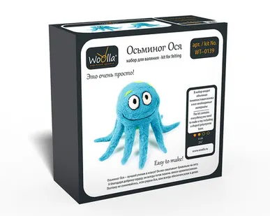 фото "Woolla" WT-0139 "Осьминог Ося" набор для валяния .