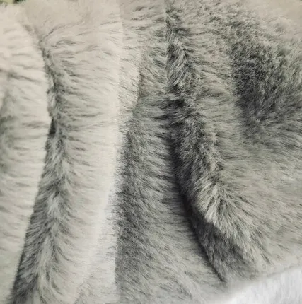 Фото №0 Искусственный мех под кролика 280 г/м2, ворс 9 мм, серый
