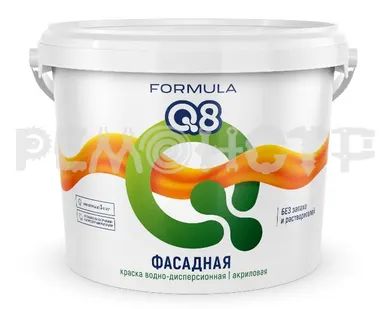 фото Краска вд фасад  5кг ВД-АК белоснежная FORMULA Q8 (3/108) П