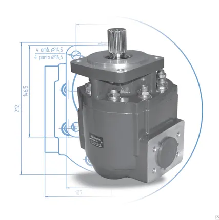 Фото №0 Насос GP100F-R4EE55C (S1A6097T51A1L1HC) (для ЧЕТРА)