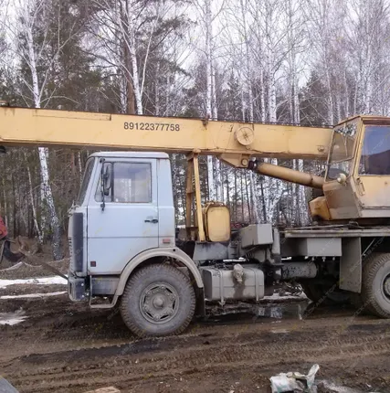 Фото №0 Аренда автокрана (автомобильного крана) Ивановец КС-35715, Екатеринбург