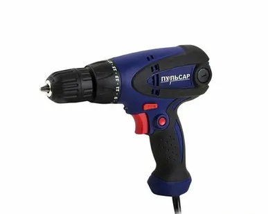 фото Шуруповерт сетевой ПУЛЬСАР ДШ-350 (350Вт, 23Hm, 10 мм, 1ск, 1,4кг)