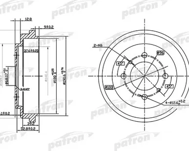 фото PDR1112 Барабан тормозной
