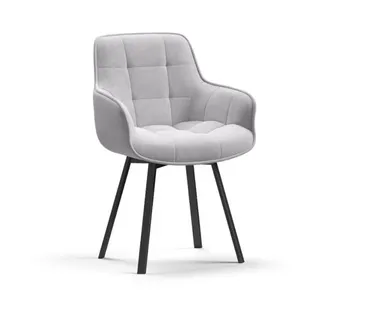 фото Стул Спин Velutto сталь, черный