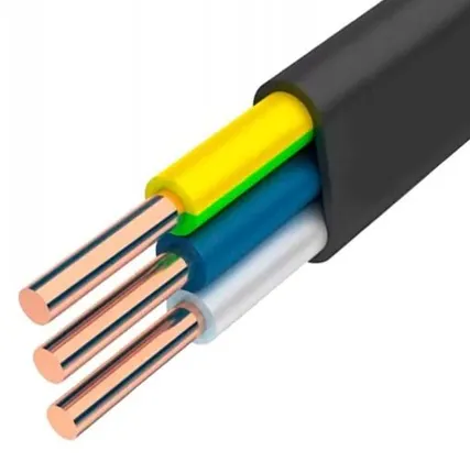 Фото №0 Кабель ВВГ-Пнг(А)-LS 3х2.5 ОК (N PE) 0.66кВ (уп.100м)