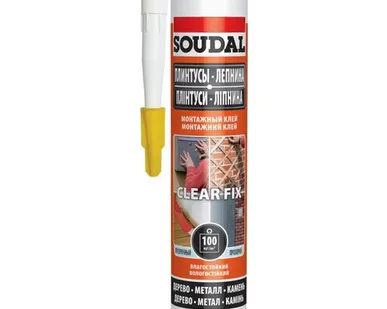 фото Клей монтажный Soudal CLEAR FIX 12*280 мл