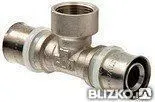 фото Пресс тройник со внутренней резьбой VALTEC 16х1/2"х16